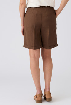 Bermuda mélange lin et viscose