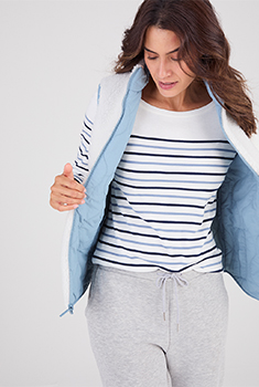 Veste sans manches réversible