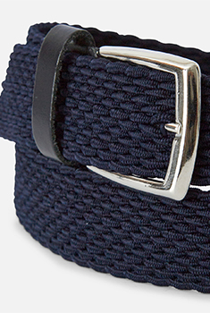 Ceinture tressée homme