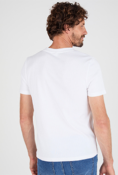 T-shirt Essential en maille côtelée