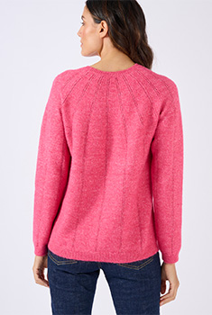 Pull maille ajourée et strass Thermolactyl