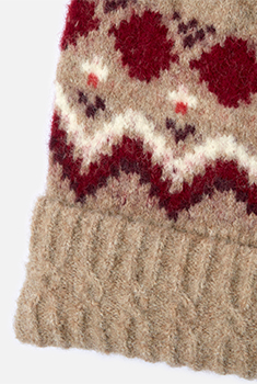 Bonnet Thermolactyl maille chinée et jacquard