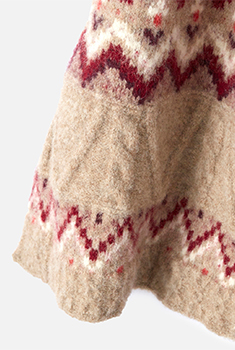 Echarpe Thermolactyl maille chinée et jacquard