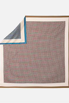 Foulard 2 faces réversibles