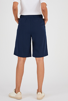 Bermuda large en maille piqué