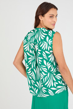 Top sans manches en tissu reliefé Climatyl