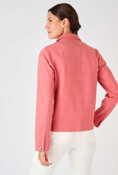 Veste mélange fibres Lyocell Tencel™ et coton