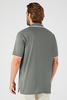 Polo manches courtes à col zippé Climatyl