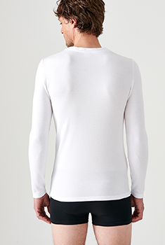 T-shirt tricot double face, manches longues Thermolactyl