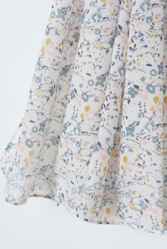 Foulard fleuri