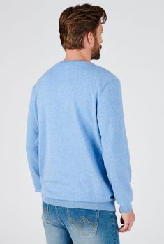 Pull maille coton mélangé