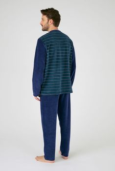 Pyjama velours coton mélangé