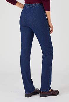 Jean effet ventre plat