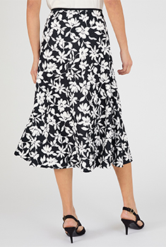 Jupe enfilable bicolore