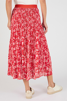 Jupe en voile, plissé irrégulier