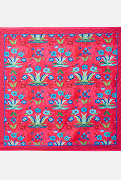 Foulard fleuri