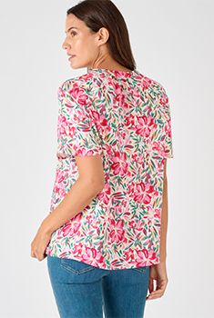 Blouse imprimée manches courtes Climatyl