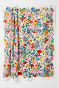 Foulard carré fleuri