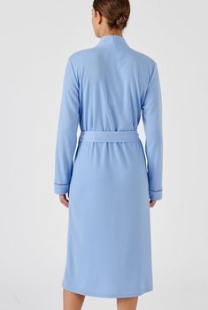 Robe de chambre maille fantaisie gaufrée