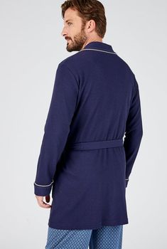 Robe de chambre maille nid d’abeille