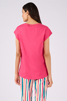 T-shirt de pyjama pur coton