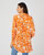 Maxi-chemise imprimée