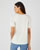 T-shirt empiècement broderie anglaise