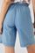 Bermuda Toile chambray, pur coton