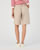Short enfilable mélange lin et viscose