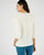 Top maille jacquard stretch ajourée et brodée