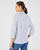 Top maille reliéfée imprimée