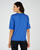 T-shirt bi-matière col bateau
