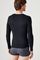 T-shirt col V manches longues fine côte Thermolactyl Sensitive
