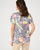 T-shirt maille dévorée