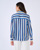 Chemisier rayures graphiques pure viscose