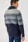 Gilet zippé mélange laine maille jacquard