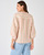 Blouse rayée mélange lin et viscose