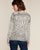 Pull maille fine imprimé panthère