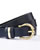 Ceinture fine croûte de cuir