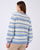 Pull manches ballon rayé