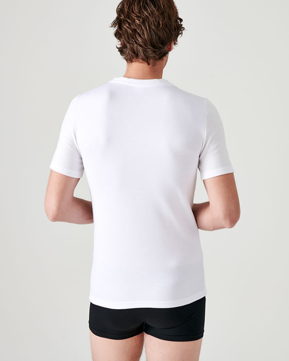 T-shirt double face col V Thermolactyl