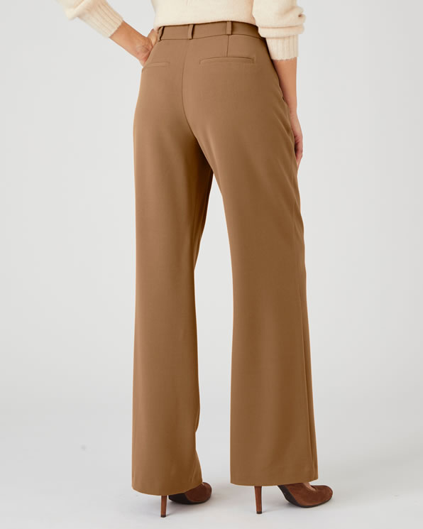 Pantalon large et fluide bi-stretch