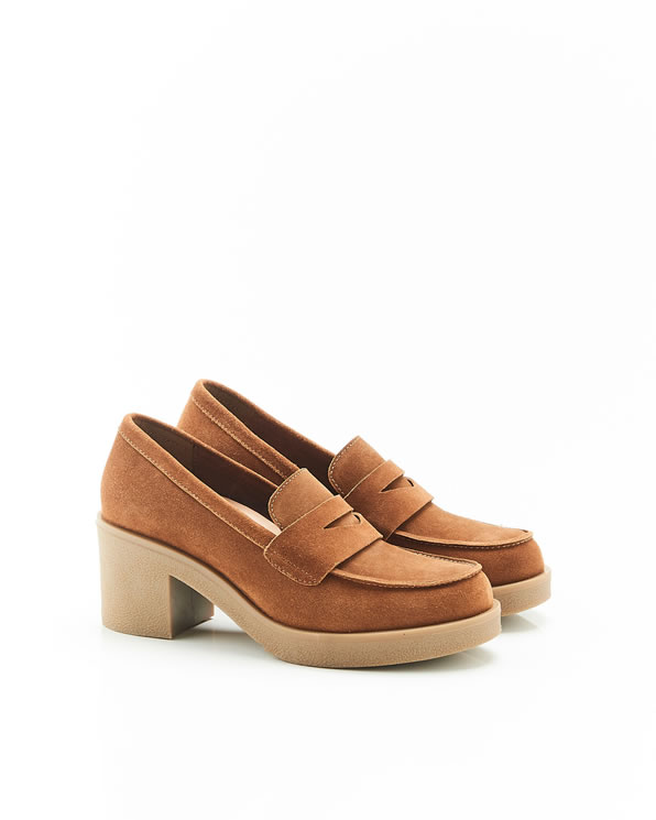 Mocassins à talon Amortyl