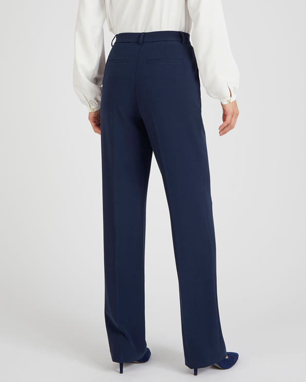 Pantalon large en crêpe