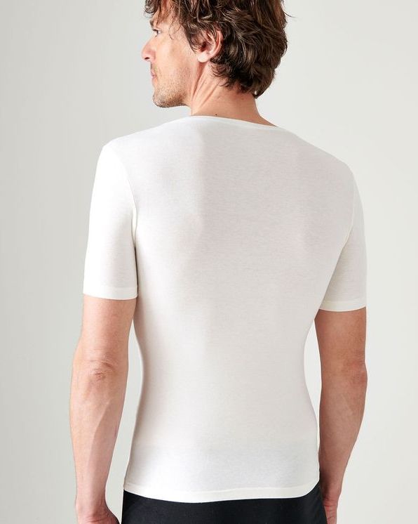 T-shirt manches courtes col V Thermolactyl Sensitive