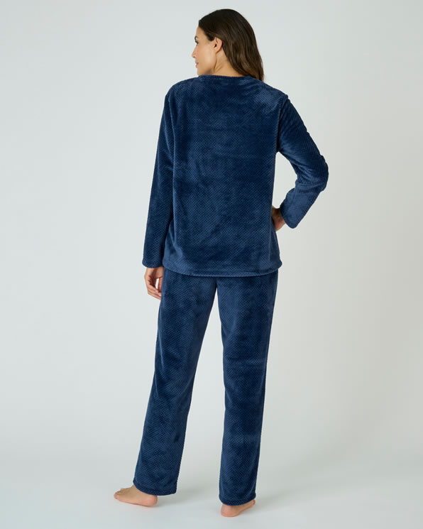 Pyjama en maille peluche reliefée Thermolactyl