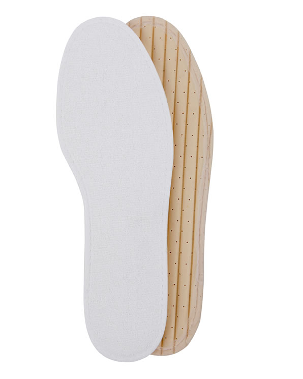 Lot de 2 paires de semelles respirantes coton
