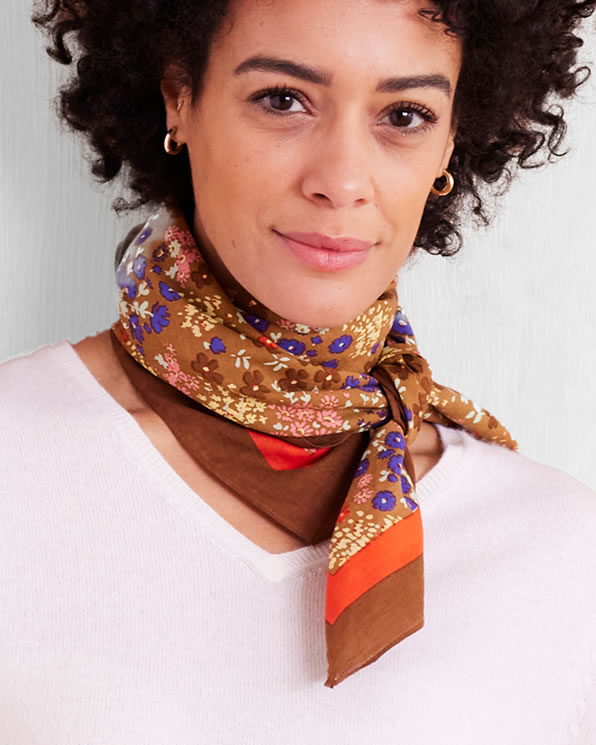 Foulard pur coton