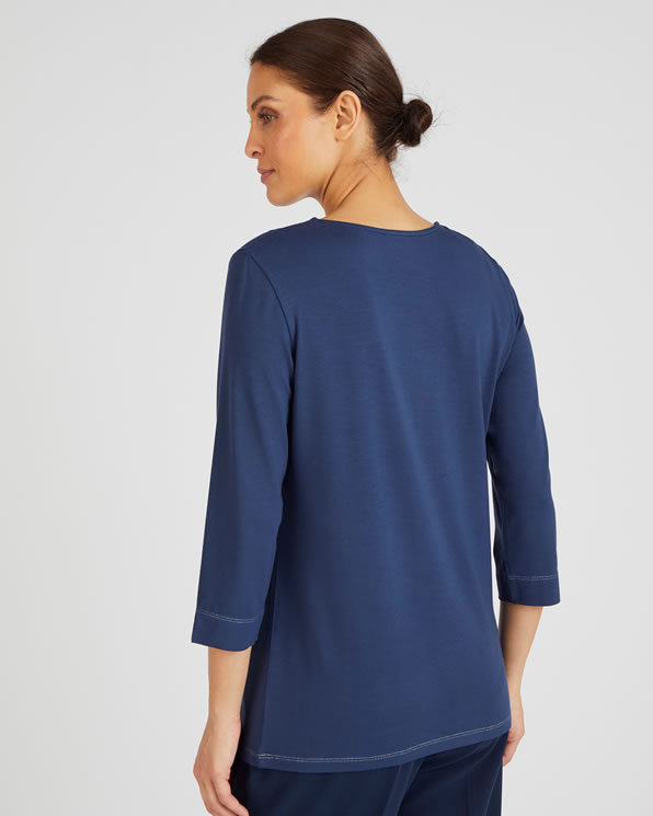 T-shirt motifs coloris doré