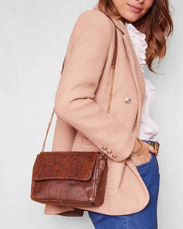 Sac en croute de cuir top